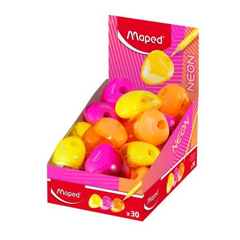 Hegyező display, egylyukú, tartályos, MAPED "I-Gloo Neon", vegyes színek