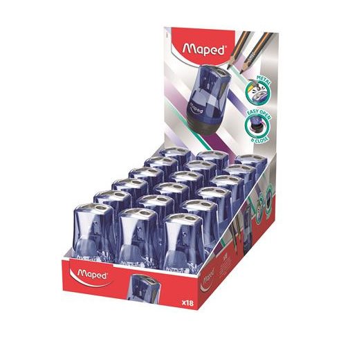 Hegyező display, kétlyukú, tartályos, MAPED "Tonic", kék