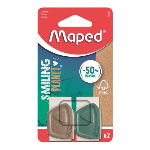 Radír, FSC, MAPED "Smiling Planet", 2 db