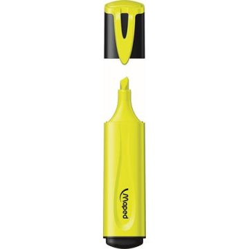   Szövegkiemelő, 1-5 mm, MAPED "Fluo Peps Classic", sárga