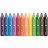 Zsírkréta, vastag, MAPED "Color'Peps MAXI Wax", 12 különböző szín