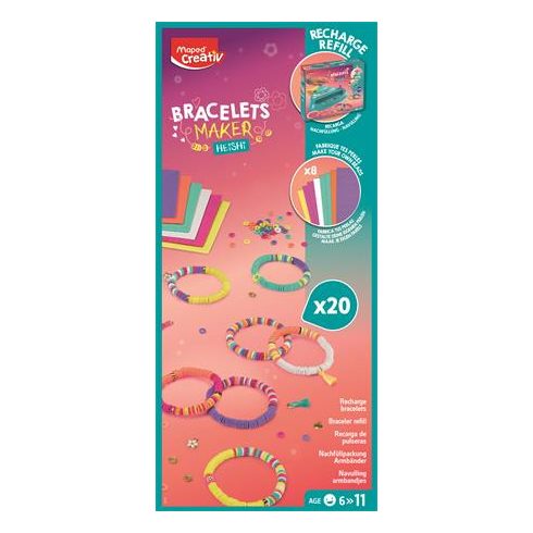Karkötő készítő készlet utántöltő, MAPED CREATIV "Heishi"