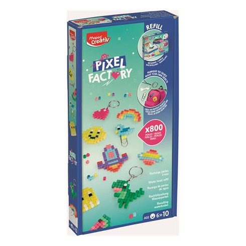Pixel-gyár gyöngy készlet, utántöltő, MAPED CREATIV "Pixel Factory"