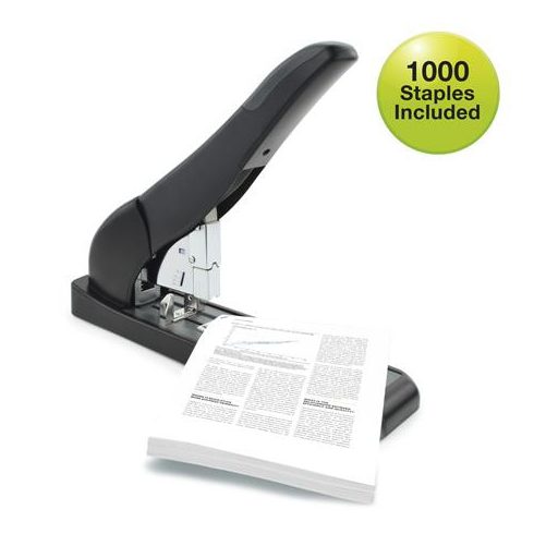 Tűzőgép, nagyteljesítményű, 923/10-24, 210 lap, RAPESCO "ECO HD-210", fekete