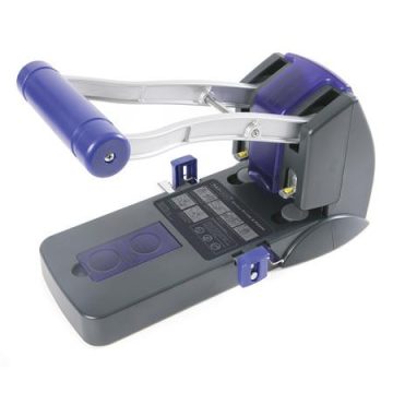   Lyukasztó, nagyteljesítményű, kétlyukú, 150 lap, könnyített lyukasztás, RAPESCO "ECO P2200", szürke