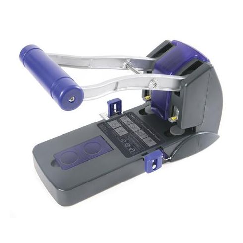 Lyukasztó, nagyteljesítményű, kétlyukú, 150 lap, könnyített lyukasztás, RAPESCO "ECO P2200", szürke