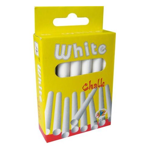 Táblakréta, kerek, fehér