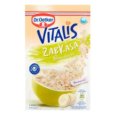 Zabkása, 55 g, DR. OETKER, "Vitalis", banános