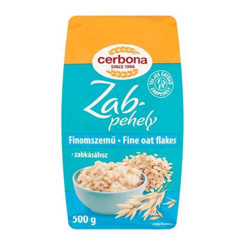 Zabpehely, 500 g, CERBONA, finomszemű