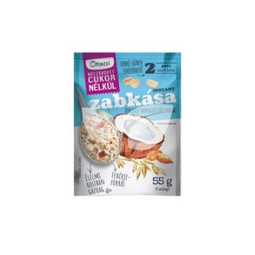   Zabkása, 55 g, CORNEXI, mandulás-kókusz chia maggal, hozzáadott cukor nélkül