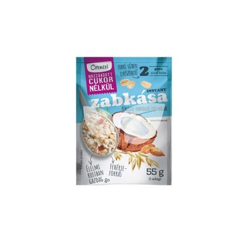 Zabkása, 55 g, CORNEXI, mandulás-kókusz chia maggal, hozzáadott cukor nélkül