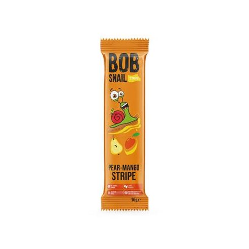 Gyümölcsszelet, 14 g, BOB SNAIL, körte-mangó