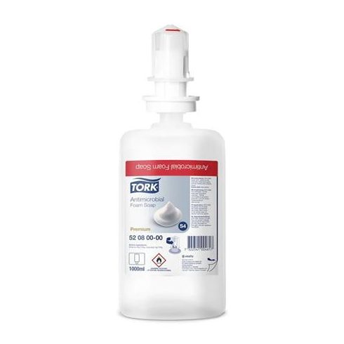 Habszappan, fertőtlenítő, 1 l, S4 rendszer, TORK, átlátszó