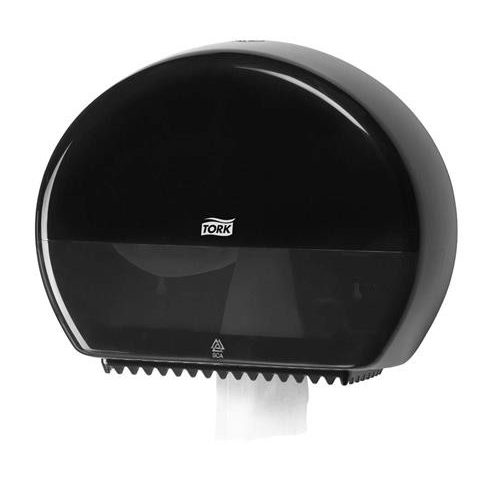 Toalettpapír adagoló, T2 rendszer, Elevation, TORK "Mini Jumbo", fekete