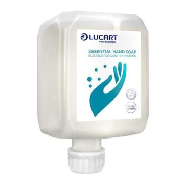   Habszappan, utántöltő, 6x0,8 l, LUCART "IDENTITY Essential", fehér