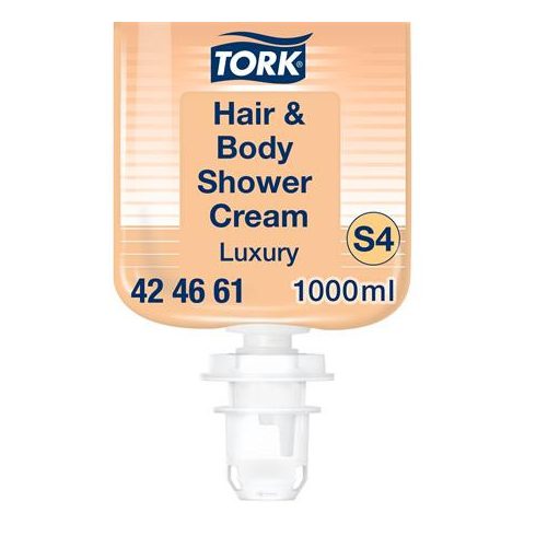 Folyékony szappan, 1 l, S4 rendszer, TORK "Luxury", tusoláshoz és hajmosáshoz