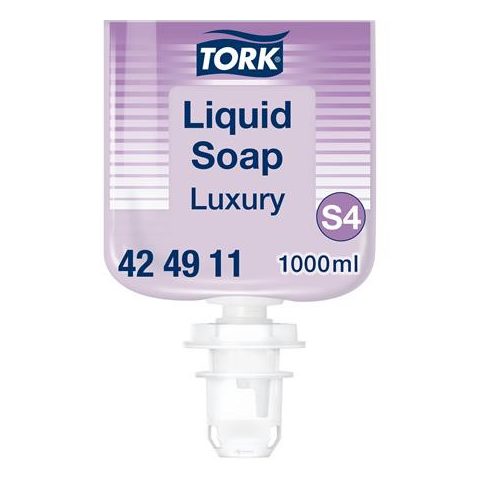 Folyékony szappan, 1 l, S4 rendszer, TORK "Luxury", lila