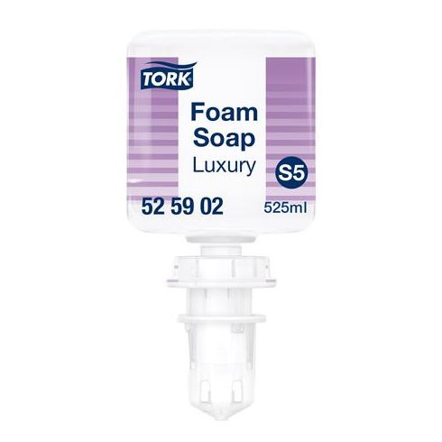 Habszappan, 0,525 l, S5 rendszer, TORK "MIni Luxus", átlátszó
