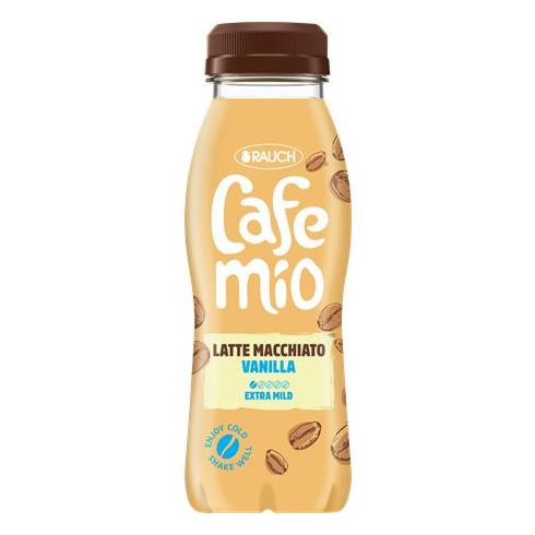 Kávés tejital, 0,25l, RAUCH "Cafemio Latte Macchiato Vanilla", extra mild