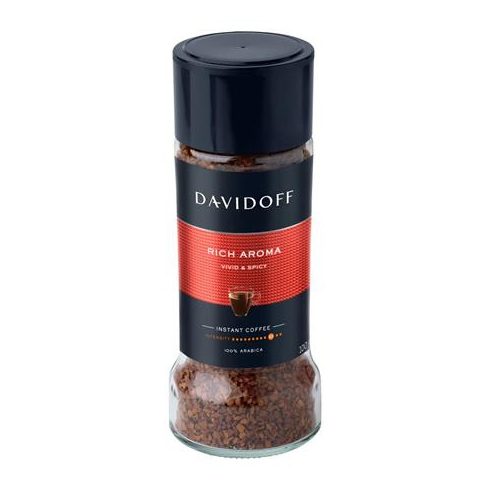 Instant kávé, 100 g, üveges, DAVIDOFF "Rich Aroma"