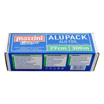   Alufólia, 29 cm x 300 m, 9 µ, erős, MAZZINI "Gasztro"