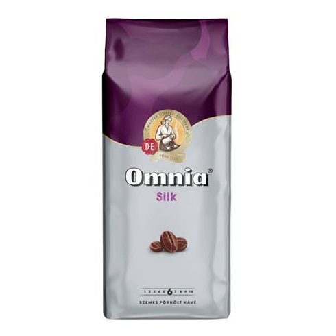 Kávé, pörkölt, szemes, védőgázas csomagolásban, 1000 g, DOUWE EGBERTS "Omnia" silk
