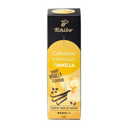 Kávékapszula, 10 db, TCHIBO "Cafissimo Espresso Vanilla"