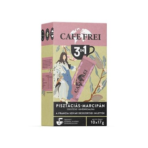 Instant kávé, 10x17 g, CAFE FREI "Versailles-i Pisztáciás-marcipán 3 in 1"