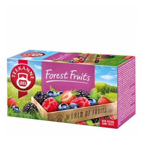 Gyümölcstea, 20x2,5 g, TEEKANNE "Forest Fruits", erdei gyümölcs