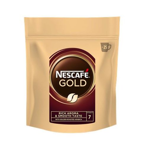 Instant kávé, 50 g, utántöltő, NESCAFÉ "Gold"