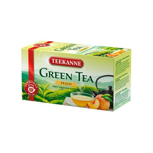 Zöld tea, 20x1,75 g, TEEKANNE, barack