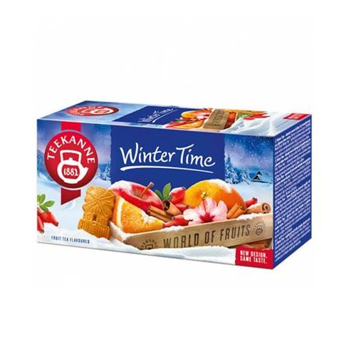 Gyümölcstea, 20x2,5 g, TEEKANNE "Winter time" fahéj
