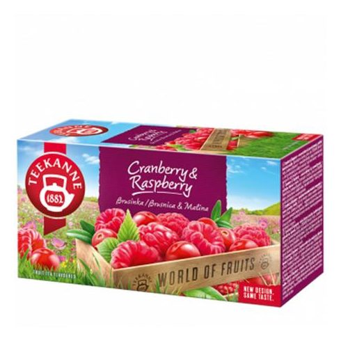 Gyümölcstea, 20x2,25 g, TEEKANNE "Piros bogyók", áfonya-málna