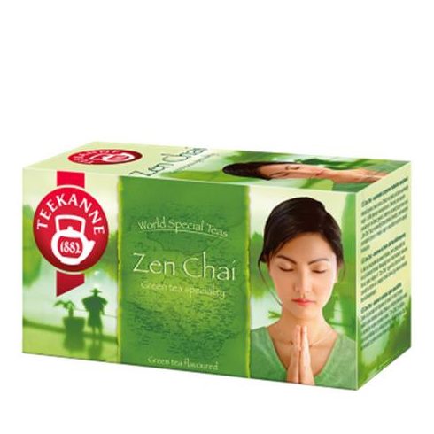 Zöld tea 20x1,75 g, TEEKANNE "Zen chai"