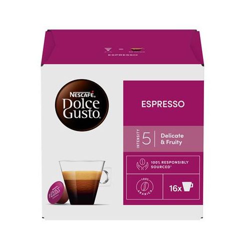 Kávékapszula, 16 x 5,5 g,  NESCAFÉ DOLCE GUSTO "Espresso"