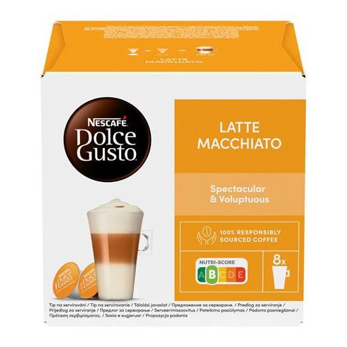 Kávékapszula, 8x2 db,  NESCAFÉ DOLCE GUSTO "Latte Macchiato"