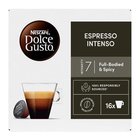 Kávékapszula, 16 db,  NESCAFÉ DOLCE GUSTO "Espresso Intenso"