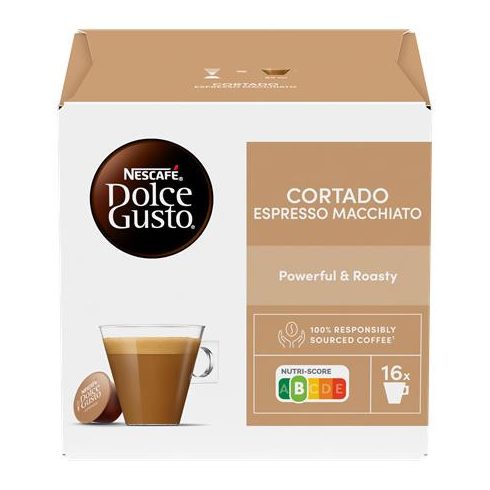 Kávékapszula, 16 db,  NESCAFÉ DOLCE GUSTO "Cortado Espresso Macchiato "