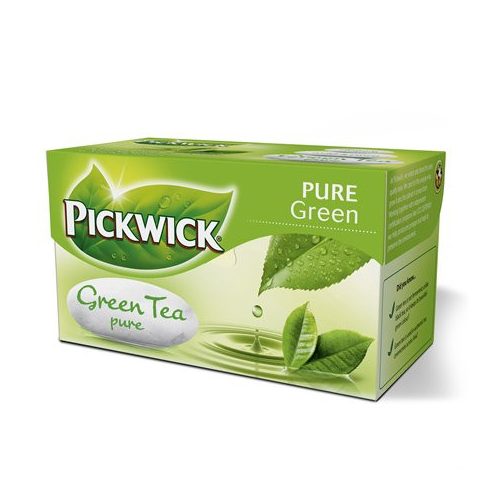 Zöld tea, 20x1,5 g, PICKWICK, natúr