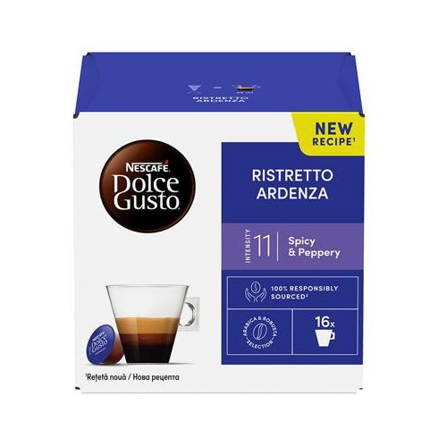 Kávékapszula, 16 db,  NESCAFÉ DOLCE GUSTO "Ristretto Ardenza"