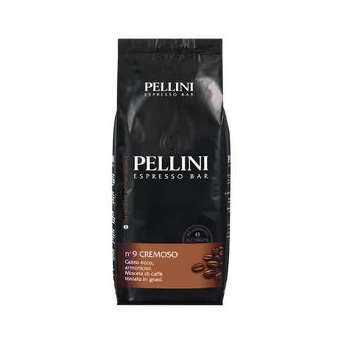 Kávé, pörkölt, szemes, 1000 g, PELLINI "Cremoso"