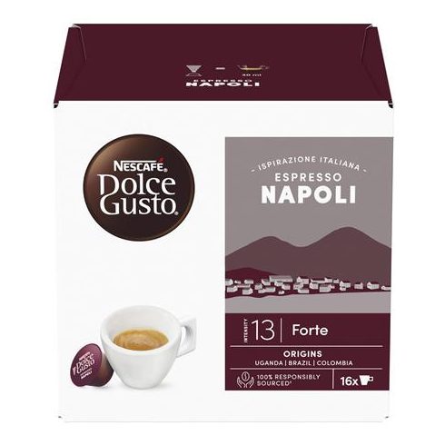 Kávékapszula, 16 db, NESCAFÉ DOLCE GUSTO "Espresso Napoli"