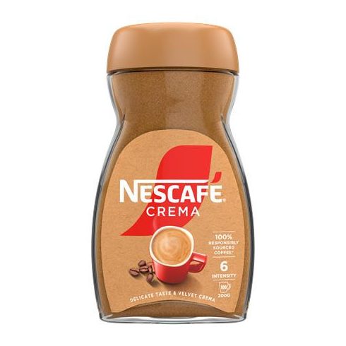 Instant kávé, 200 g, üveges, NESCAFÉ "Classic Crema"
