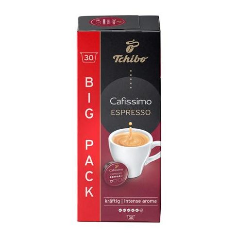 Kávékapszula, 30 db, TCHIBO "Cafissimo Espresso Intense"