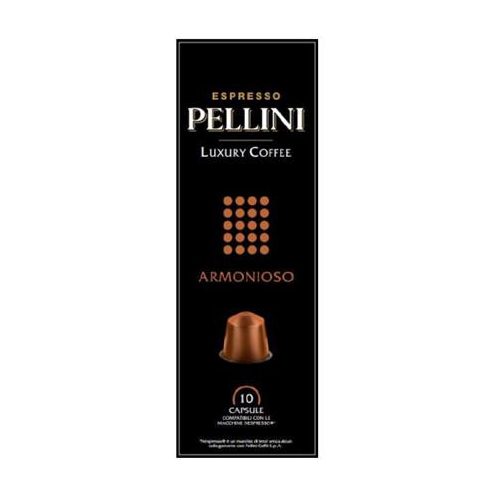 Kávékapszula, Nespresso® kompatibilis, 10 db, PELLINI, "Armonioso"
