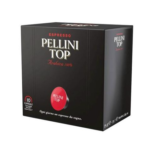 Kávékapszula, Dolce Gusto kompatibilis, 10 db, PELLINI, "Top"