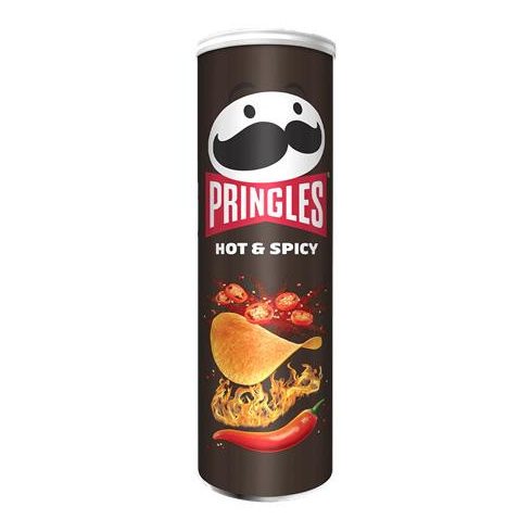 Chips, 165 g, PRINGLES, csípős