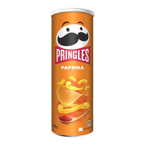 Chips, 165 g, PRINGLES, paprikás