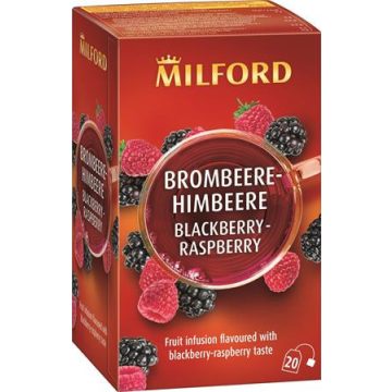  Gyümölcstea, 20x2,5 g, MILFORD "Blackberry-raspberry", szeder-málna