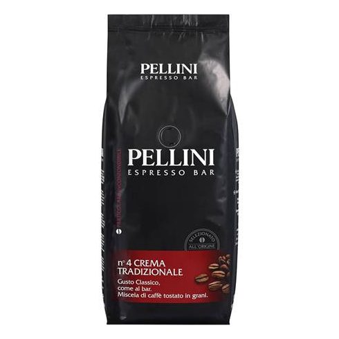 Kávé, pörkölt, szemes, 1000 g, PELLINI "Crema Tradizionale"